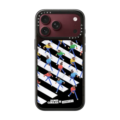 SlimJim Crossing | iPhone 18 Pro Max / Impact Case MagSafe Compatible - Glossy / Glossy Black | Image 1