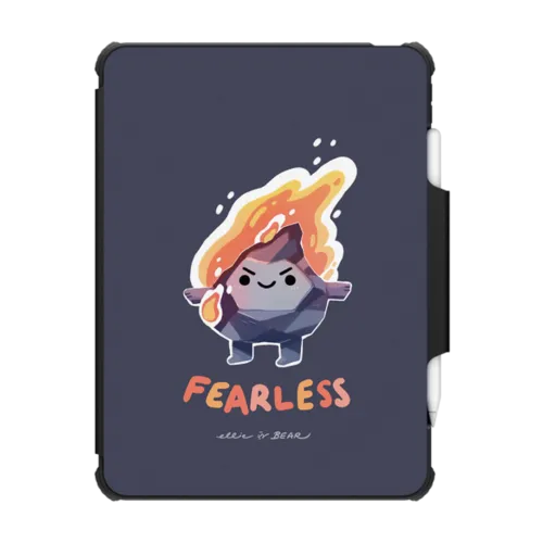 Fearless by ellievsbear | iPad Pro 11-inch (3rd/4th gen) / iPad Impact Folio Case / Black | Image 1