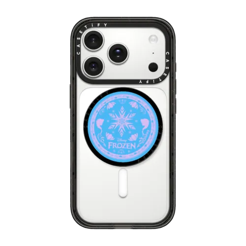 Elsa's Snowflake Snappy Grip Stand | Snappy Grip Stand / Snappy Grip Stand MagSafe Compatible / Black | Image 1