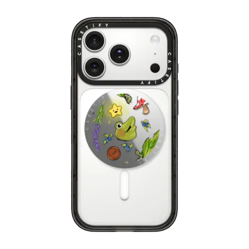 Night Foraging | Snappy Grip Stand / Snappy Mirror Grip Stand MagSafe Compatible / Silver | Image 1