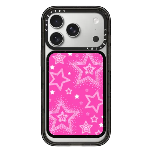 Pink Girly Punk Snappy Cardholder Stand | Snappy Cardholder Stand / Snappy Cardholder Stand MagSafe Compatible / Black | Image 1