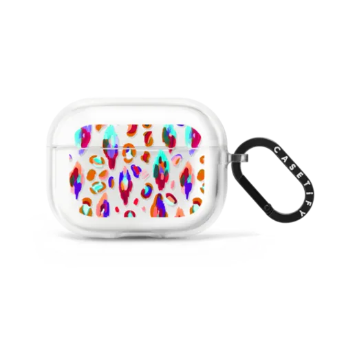 EttaVee Leopard Print No.2 | AirPods Pro 2 / Earbuds Impact Case / Frost | Image 1