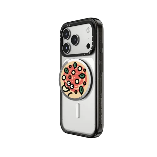 Douggan Pizza Grip Stand | Snappy Grip Stand / Snappy Mirror Grip Stand MagSafe Compatible / Silver | Image 2