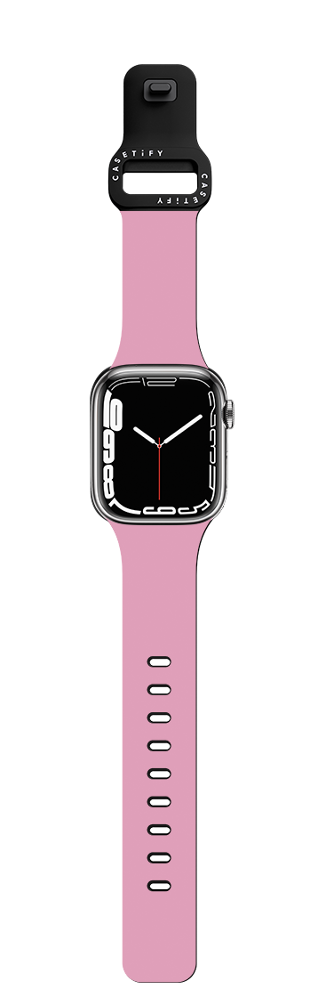 Pink Watch Band | Apple Watch Series 7-9 (45mm) / Impact Band / Black | Image 1