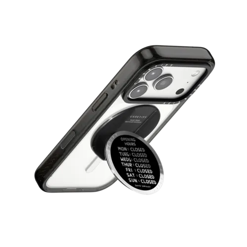 OPENING HOURS Snappy Grip Stand | Snappy Grip Stand / Snappy Mirror Grip Stand MagSafe Compatible / Silver | Image 3