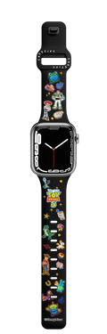Toy Story 5 Stickermania Watch Band | Apple Watch Series 7-9 (45mm) / Impact Band / Black | Image 1