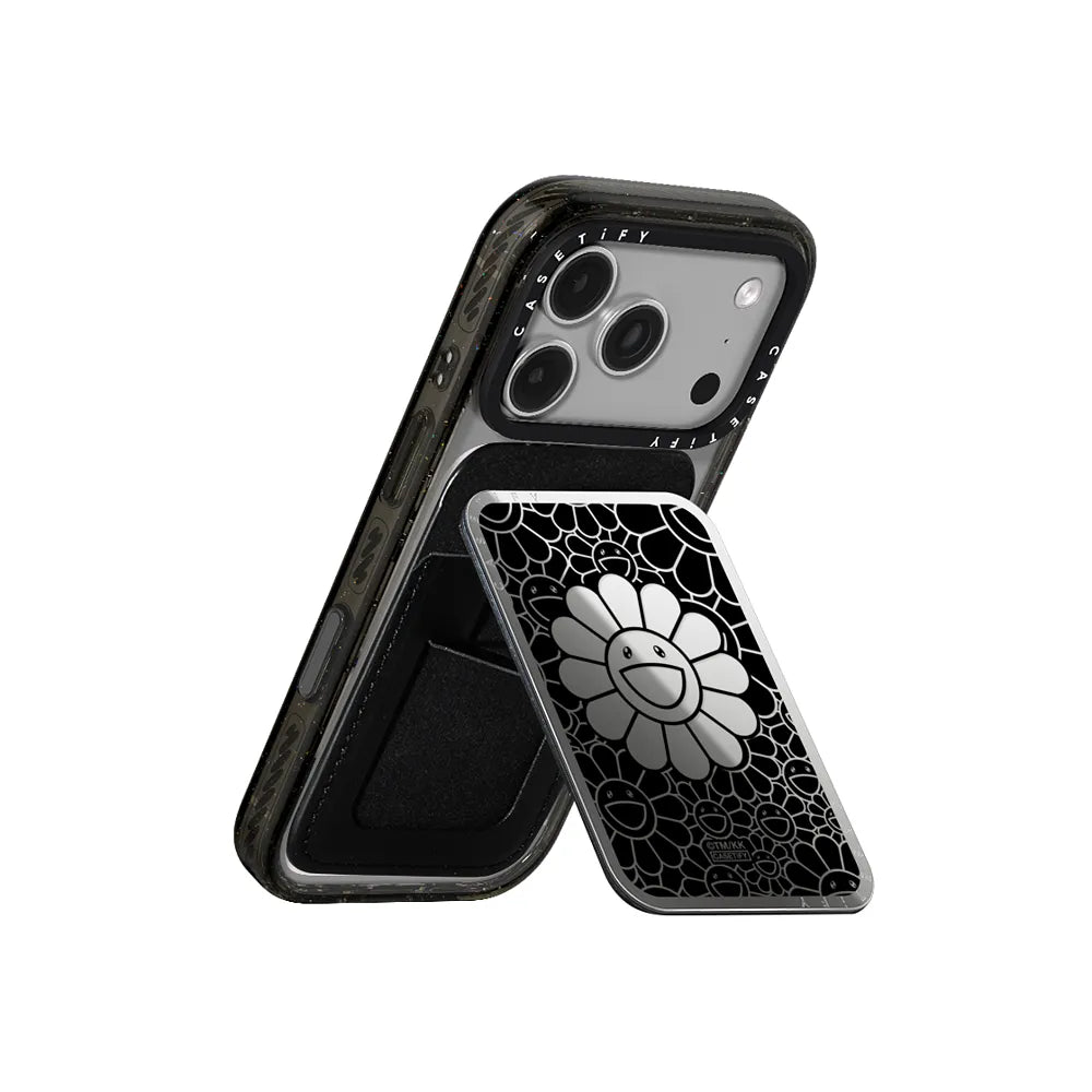 SMILE ON(BLACK) SNAPPY CARDHOLDER STAND