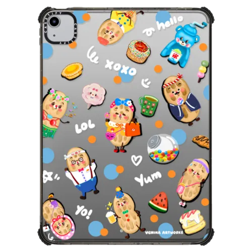 Peanut Buddy ( iPad Air ) | iPad Air (4th/5th gen) / iPad Impact Case / Black | Image 1