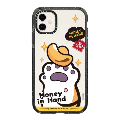 MONEY IN HAND | iPhone 11 / Impact Case / Black | Image 1