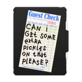 Extra Pickles Please | iPad Pro 13-inch (M4/M5) / iPad Impact Folio Case / Black | Image 1