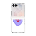 Single AF - Blank Slate | Galaxy Z Flip8 / Impact Clear Magnetic Case / Clear | Image 1