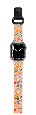 Spring flowers by Arual | Apple Watch Series 7-9 (45mm) / Impact Band / Black | Image 1