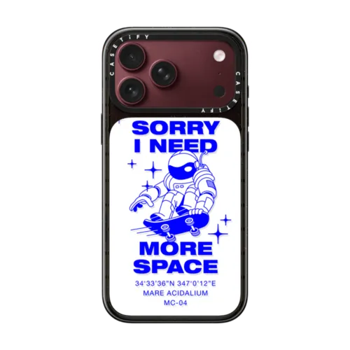 Sorry I need more space | iPhone 18 Pro Max / Impact Case MagSafe Compatible - Glossy / Glossy Black | Image 1