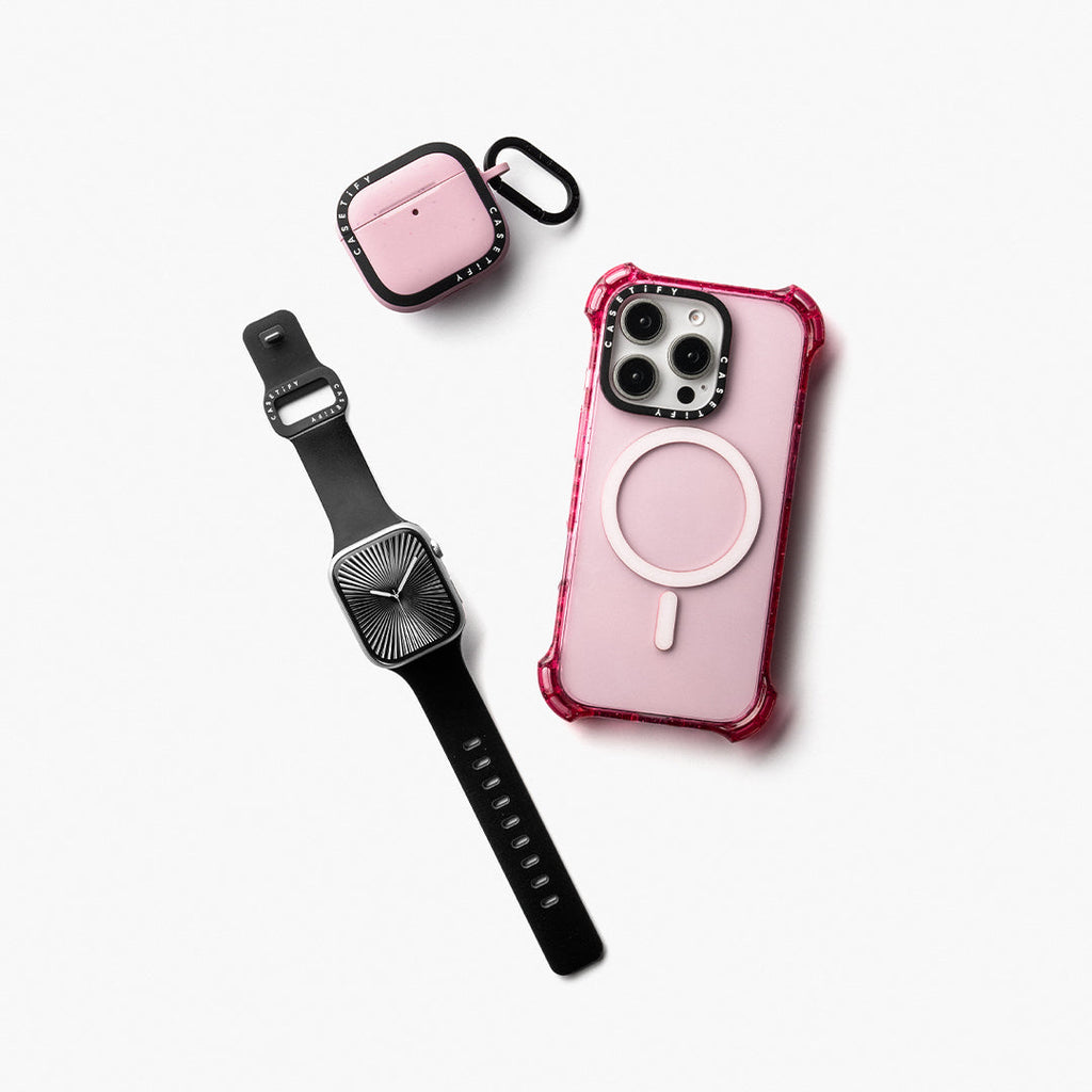 Sausages Heart | AirPods 4 & 5 / Earbuds Bounce Case / Primrose Pink | Image 4