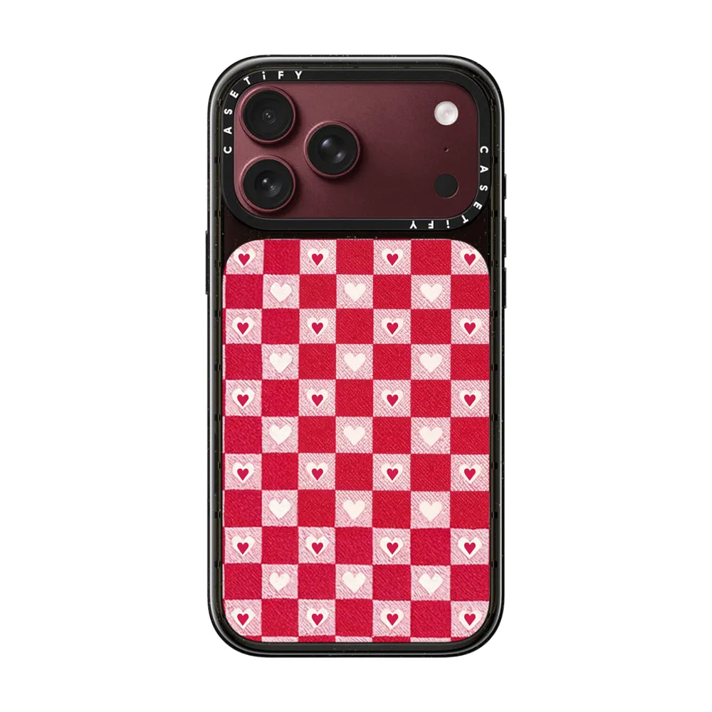 Pink Red Heart Checker | Image 1