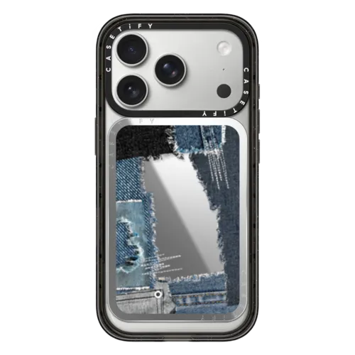 Denim Manifesto Snappy Cardholder Stand | Snappy Cardholder Stand / Snappy Mirror Cardholder Stand MagSafe Compatible / Silver | Image 1