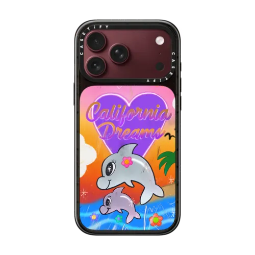 CALIFORNIA DREAMS | iPhone 18 Pro Max / Impact Case MagSafe Compatible - Glossy / Glossy Black | Image 1