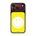 Smiley Phone Case - Yellow Edition | iPhone 18 Pro Max / Impact Case MagSafe Compatible - Glossy / Glossy Black | Image 1