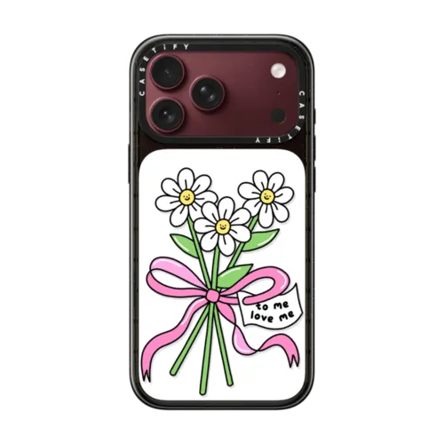 Flowers For Me | iPhone 18 Pro Max / Impact Case MagSafe Compatible - Glossy / Glossy Black | Image 1