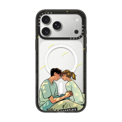 You and I by Grim B | iPhone 17 Pro Max / Impact Case MagSafe Compatible / Black | Image 1