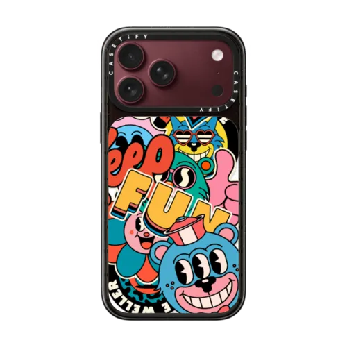 Super Sticker 2 | iPhone 18 Pro Max / Impact Case MagSafe Compatible - Glossy / Glossy Black | Image 1