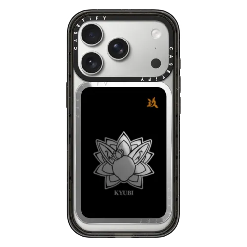 KYUBI Nine-Tailed | Snappy Cardholder Stand / Snappy Mirror Cardholder Stand MagSafe Compatible / Silver | Image 1