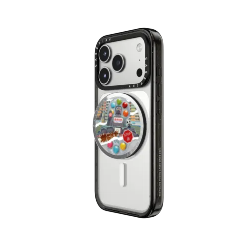 HK Collage - Buddha | Snappy Grip Stand / Snappy Mirror Grip Stand MagSafe Compatible / Silver | Image 2