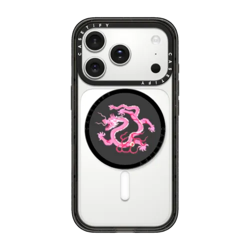 Pink Dragon Snappy Grip Stand | Snappy Grip Stand / Snappy Grip Stand MagSafe Compatible / Black | Image 1