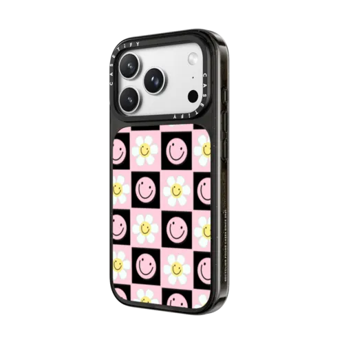 Floral Friends by Katie's Collective | iPhone 18 Pro Max / Impact Case MagSafe Compatible - Glossy / Glossy Black | Image 2
