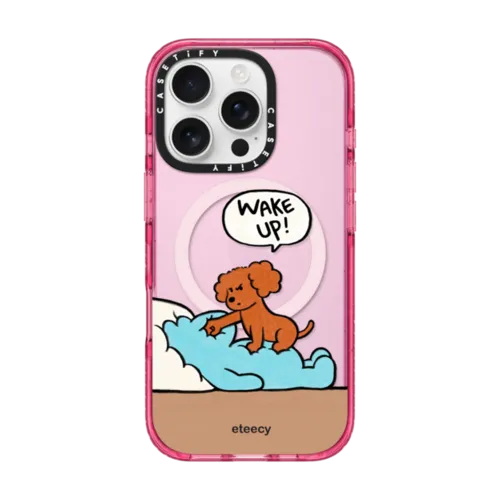 Wake up | iPhone 16 Pro / Impact Case MagSafe Compatible / Pink Fizz | Image 1