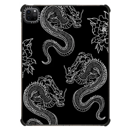 DRAGONS | iPad Pro 11-inch (3rd/4th gen) / iPad Impact Case / Black | Image 1