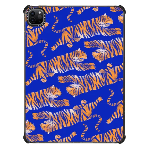 Tiger Dance | iPad Pro 11-inch (3rd/4th gen) / iPad Impact Case / Black | Image 1