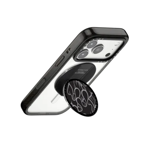 SUPER WAVY (BLACK) | Snappy Grip Stand / Snappy Grip Stand MagSafe Compatible / Black | Image 3