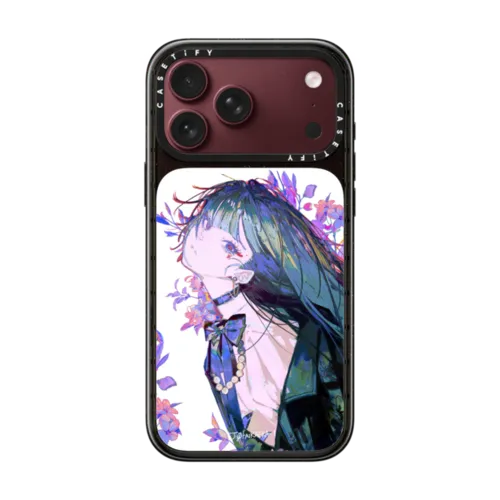 Eternal Bloom | iPhone 18 Pro Max / Impact Case MagSafe Compatible - Glossy / Glossy Black | Image 1