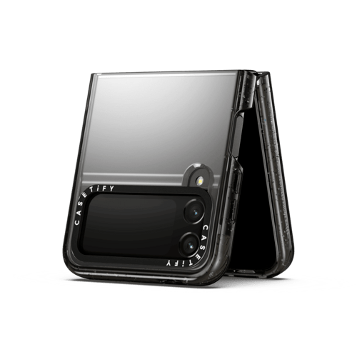 Pizza Pizza Pizza | Galaxy Z Flip4 / Impact Case / Black | Image 3