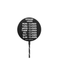 OPENING HOURS Magnetic Wireless Charger |   / PowerThru Magnetic Wireless Charger MagSafe Compatible / Black | Image 1