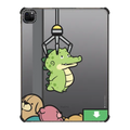 Never Give Up by Buddy Gator | iPad Pro 12.9-inch (5th/6th gen) / iPad Impact Case / Black | Image 1