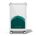 Squeeze n Roll 2 - Green | 29" Check-In Trunk Suitcase / Bounce Suitcase / Glossy Cloud White | Image 1