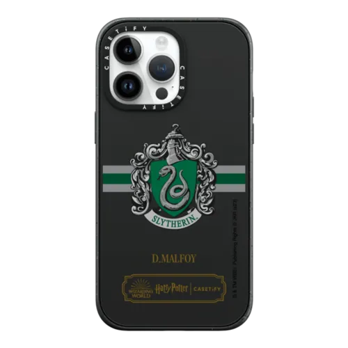 Slytherin Mascot Case | iPhone 14 Pro Max / Impact Case / Matte Black | Image 1