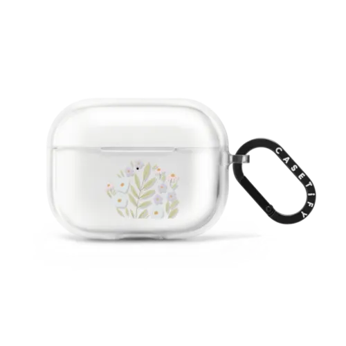 Eleanor by Ivory Paper Co | AirPods Pro 2 / Earbuds Impact Case / Frost | Image 1