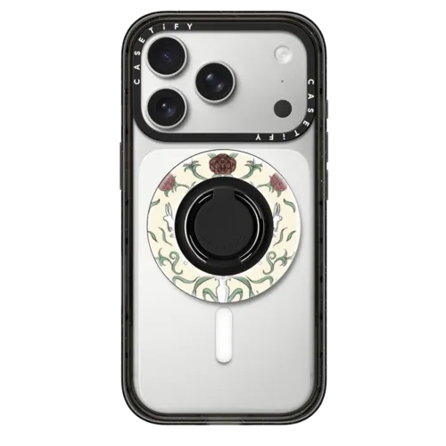 Grottesche Ring Holder | Snappy Ring Holder / Snappy Mirror Ring Holder MagSafe Compatible / Silver | Image 1