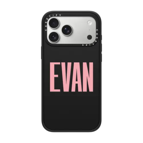 Custom Phone Case | iPhone 17 Pro Max / Impact Case MagSafe Compatible / Matte Black | Image 1