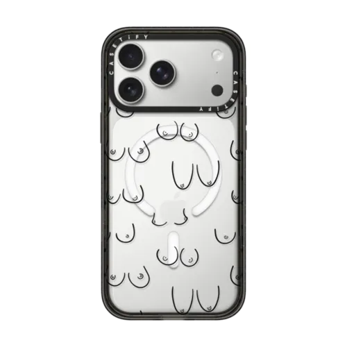 BOOBIES | iPhone 17 Pro Max / Impact Case MagSafe Compatible / Black | Image 1