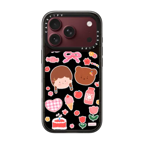 KWONI & DORI | iPhone 18 Pro / Impact Case MagSafe Compatible - Glossy / Glossy Black | Image 1
