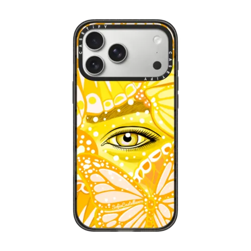 Everything is Yellow by Sofia Castellanos | iPhone 17 Pro Max / Impact Case MagSafe Compatible / Black | Image 1