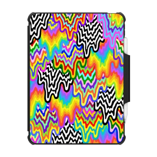 Infinite Drip | iPad Air (4th/5th gen) / iPad Impact Folio Case / Black | Image 1
