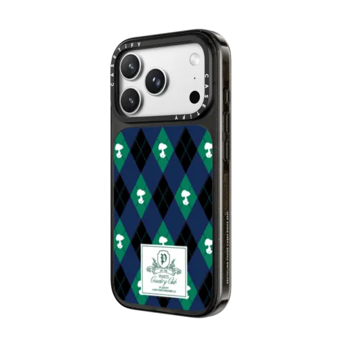 Peanuts Argyle Pattern Case | iPhone 18 Pro Max / Impact Case MagSafe Compatible - Glossy / Glossy Black | Image 2