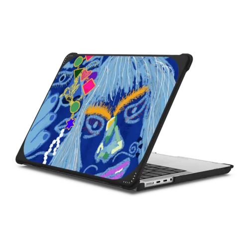 bluefaces MacBook | MacBook Pro 14-inch (M1 - M5) / MacBook Bounce Case / Black | Image 1