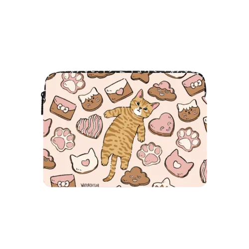 Cats Cookie Love | Small (13") / Impact Laptop Sleeve / Multicolor | Image 1
