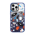 Winter Thriller by Katie Benn | iPhone 16 Pro Max / Impact Case MagSafe Compatible / Glitter Indigo | Image 1